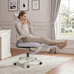 Foldable Ergonomic Office Chair, Compact Folding Chair with Lumbar Support, Foam Seat Cushion, Foldable - Image 8