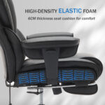 Office Chair with Foot Rest and Waist Lumber Support, Ergonomic Gaming Chair with Adjustable Height - Image 6