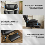 Office Chair with Foot Rest and Waist Lumber Support, Ergonomic Gaming Chair with Adjustable Height - Image 7