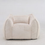 Giant Bean Bag Chair with pillow, Comfy Large Bean Bag Chairs for Adults and Kids, Faux Fur Floor So - Image 10