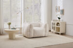 Giant Bean Bag Chair with pillow, Comfy Large Bean Bag Chairs for Adults and Kids, Faux Fur Floor So - Image 20