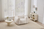 Giant Bean Bag Chair with pillow, Comfy Large Bean Bag Chairs for Adults and Kids, Faux Fur Floor So - Image 23
