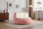 Oversized Bean Bag Chairs,Multicolor Faux Fur Couch Filled with Shredded Sponge,Large Lounger Sofa F - Image 19