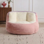 Oversized Bean Bag Chairs,Multicolor Faux Fur Couch Filled with Shredded Sponge,Large Lounger Sofa F - Image 2