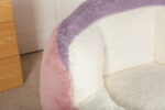 Oversized Bean Bag Chairs,Multicolor Faux Fur Couch Filled with Shredded Sponge,Large Lounger Sofa F - Image 24