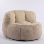 Oversized Bean Bag Chairs,Multicolor Faux Fur Couch Filled with Shredded Sponge,Large Lounger Sofa F - Image 11