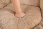 Oversized Bean Bag Chairs,Multicolor Faux Fur Couch Filled with Shredded Sponge,Large Lounger Sofa F - Image 24