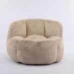 Oversized Bean Bag Chairs,Multicolor Faux Fur Couch Filled with Shredded Sponge,Large Lounger Sofa F - Image 9