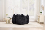 Giant Bean Bag Chair with pillow, Comfy Large Bean Bag Chairs for Adults and Kids, Faux Fur Floor So - Image 23