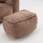 Giant Bean Bag Chair for Adults &Kids Faux Fur Bean Bag Sofa Chairs with Pillow &Ottoman, Comfy Read - Image 17