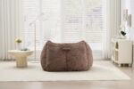 Giant Bean Bag Chair for Adults &Kids Faux Fur Bean Bag Sofa Chairs with Pillow &Ottoman, Comfy Read - Image 25