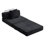 Floor Couch,Compression Sofa,Convertible Floor Sofa Bed-with Pillow Back Support Armrest,Comfy Singl - Image 12