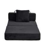 Floor Couch,Compression Sofa,Convertible Floor Sofa Bed-with Pillow Back Support Armrest,Comfy Singl - Image 14