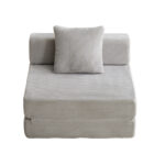 Floor Couch,Compression Sofa,Convertible Floor Sofa Bed-with Pillow Back Support Armrest,Comfy Singl - Image 14