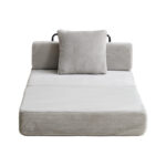 Floor Couch,Compression Sofa,Convertible Floor Sofa Bed-with Pillow Back Support Armrest,Comfy Singl - Image 15