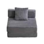 Floor Couch,Compression Sofa,Convertible Floor Sofa Bed-with Pillow Back Support Armrest,Comfy Singl - Image 11