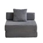 Floor Couch,Compression Sofa,Convertible Floor Sofa Bed-with Pillow Back Support Armrest,Comfy Singl - Image 12