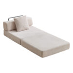 Floor Couch,Compression Sofa,Convertible Floor Sofa Bed-with Pillow Back Support Armrest,Comfy Singl - Image 12