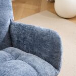 Rocking Chair Nursery with Airbag, Comfy Nursery Rocking Reading Chair Indoor, Cozy Upholstered Glid - Image 14