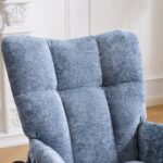 Rocking Chair Nursery with Airbag, Comfy Nursery Rocking Reading Chair Indoor, Cozy Upholstered Glid - Image 15