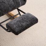 Rocking Chair Nursery with Airbag, Comfy Nursery Rocking Reading Chair Indoor, Cozy Upholstered Glid - Image 16