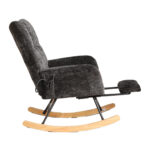 Rocking Chair Nursery with Airbag, Comfy Nursery Rocking Reading Chair Indoor, Cozy Upholstered Glid - Image 24