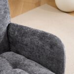Rocking Chair Nursery with Airbag, Comfy Nursery Rocking Reading Chair Indoor, Cozy Upholstered Glid - Image 15