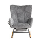 Rocking Chair Nursery with Airbag, Comfy Nursery Rocking Reading Chair Indoor, Cozy Upholstered Glid - Image 23