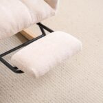Rocking Chair Nursery with Airbag, Comfy Nursery Rocking Reading Chair Indoor, Cozy Upholstered Glid - Image 15
