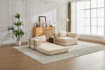 Compression Sofa,Convertible Floor Sofa Bed with Fixed-Shape Frame, Loveseats Boneless Modular Secti - Image 12