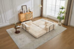 Compression Sofa,Convertible Floor Sofa Bed with Fixed-Shape Frame, Loveseats Boneless Modular Secti - Image 13