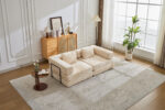 Compression Sofa,Convertible Floor Sofa Bed with Fixed-Shape Frame, Loveseats Boneless Modular Secti - Image 19