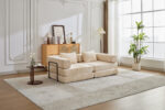 Compression Sofa,Convertible Floor Sofa Bed with Fixed-Shape Frame, Loveseats Boneless Modular Secti - Image 21