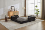 Compression Sofa,Convertible Floor Sofa Bed with Fixed-Shape Frame, Loveseats Boneless Modular Secti - Image 11