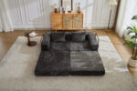 Compression Sofa,Convertible Floor Sofa Bed with Fixed-Shape Frame, Loveseats Boneless Modular Secti - Image 13