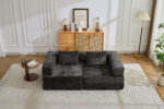 Compression Sofa,Convertible Floor Sofa Bed with Fixed-Shape Frame, Loveseats Boneless Modular Secti - Image 19