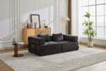 Compression Sofa,Convertible Floor Sofa Bed with Fixed-Shape Frame, Loveseats Boneless Modular Secti - Image 21