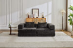 Compression Sofa,Convertible Floor Sofa Bed with Fixed-Shape Frame, Loveseats Boneless Modular Secti - Image 23