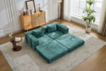 Compression Sofa,Convertible Floor Sofa Bed with Fixed-Shape Frame, Loveseats Boneless Modular Secti - Image 10