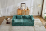 Compression Sofa,Convertible Floor Sofa Bed with Fixed-Shape Frame, Loveseats Boneless Modular Secti - Image 14