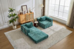 Compression Sofa,Convertible Floor Sofa Bed with Fixed-Shape Frame, Loveseats Boneless Modular Secti - Image 16