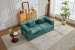 Compression Sofa,Convertible Floor Sofa Bed with Fixed-Shape Frame, Loveseats Boneless Modular Secti - Image 19