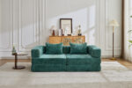 Compression Sofa,Convertible Floor Sofa Bed with Fixed-Shape Frame, Loveseats Boneless Modular Secti - Image 22