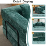 Compression Sofa,Convertible Floor Sofa Bed with Fixed-Shape Frame, Loveseats Boneless Modular Secti - Image 6