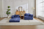 Compression Sofa,Convertible Floor Sofa Bed with Fixed-Shape Frame, Loveseats Boneless Modular Secti - Image 16