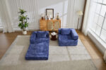 Compression Sofa,Convertible Floor Sofa Bed with Fixed-Shape Frame, Loveseats Boneless Modular Secti - Image 17