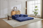 Compression Sofa,Convertible Floor Sofa Bed with Fixed-Shape Frame, Loveseats Boneless Modular Secti - Image 18