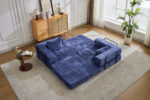 Compression Sofa,Convertible Floor Sofa Bed with Fixed-Shape Frame, Loveseats Boneless Modular Secti - Image 19