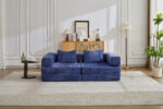Compression Sofa,Convertible Floor Sofa Bed with Fixed-Shape Frame, Loveseats Boneless Modular Secti - Image 20