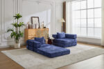Compression Sofa,Convertible Floor Sofa Bed with Fixed-Shape Frame, Loveseats Boneless Modular Secti - Image 21